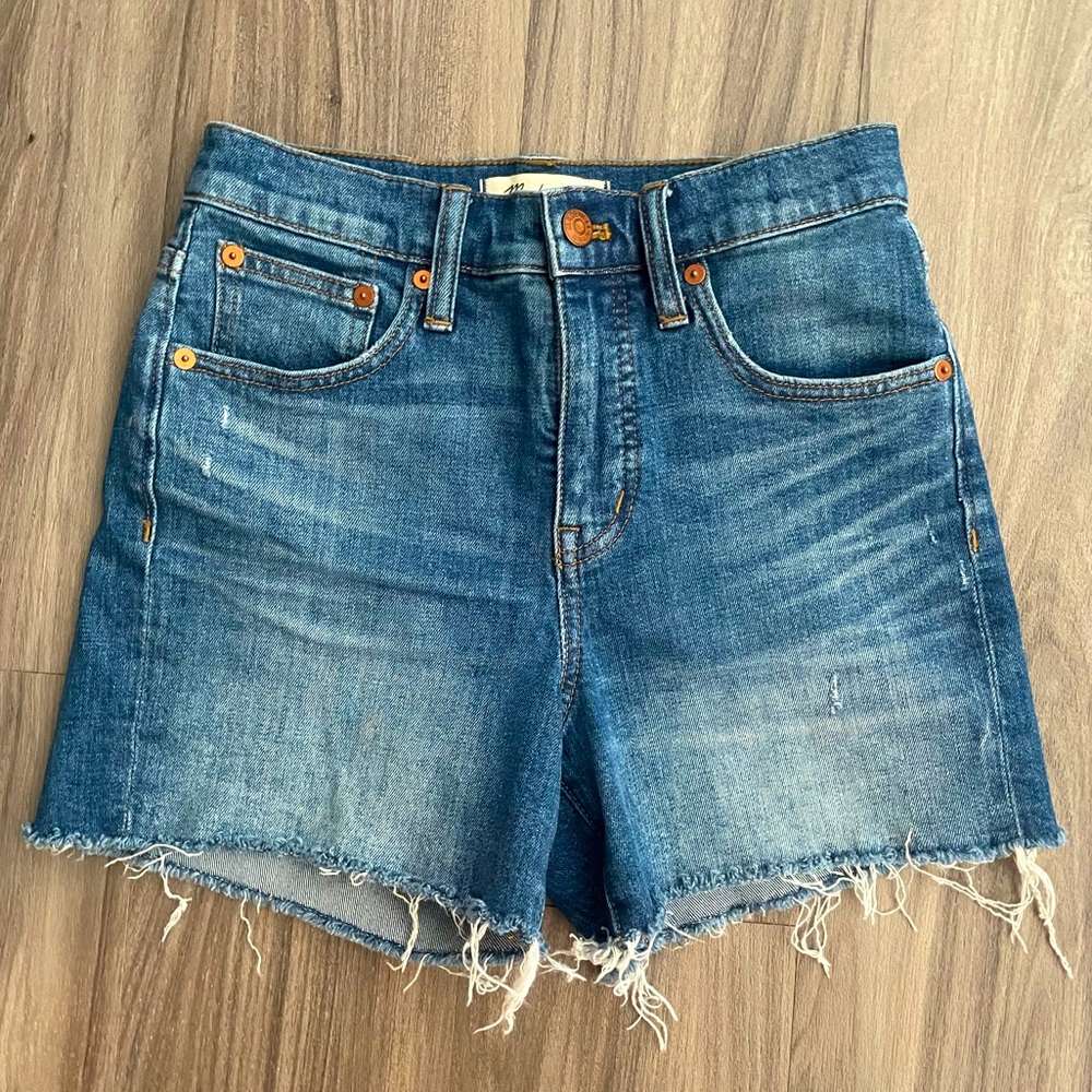 Madewell High Rise Denim Shorts